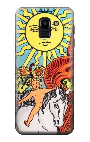 S0565 Tarot Sun Hülle Schutzhülle Taschen für Samsung Galaxy J6 (2018)
