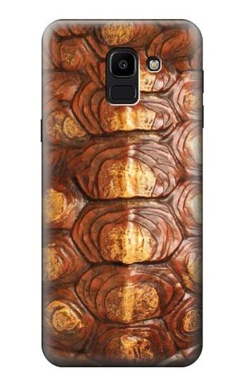 S0579 Turtle Carapace Hülle Schutzhülle Taschen für Samsung Galaxy J6 (2018)