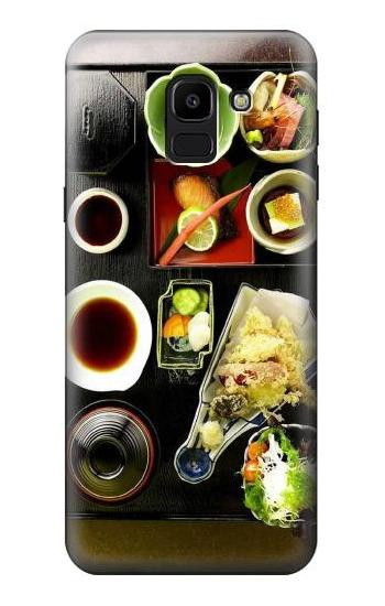 S0627 Japanese Food Hülle Schutzhülle Taschen für Samsung Galaxy J6 (2018)