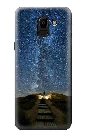 S0734 Stairway to Heaven Iceland Hülle Schutzhülle Taschen für Samsung Galaxy J6 (2018)