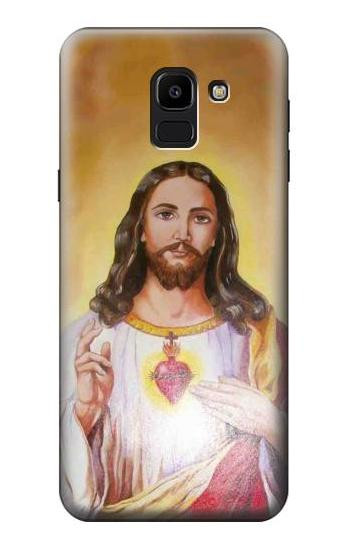 S0798 Jesus Hülle Schutzhülle Taschen für Samsung Galaxy J6 (2018)