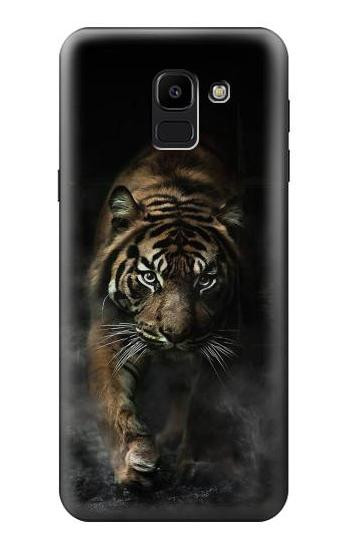 S0877 Bengal Tiger Hülle Schutzhülle Taschen für Samsung Galaxy J6 (2018)