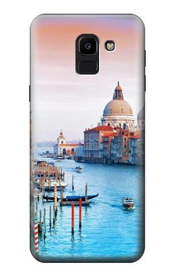 S0982 Beauty of Venice Italy Hülle Schutzhülle Taschen für Samsung Galaxy J6 (2018)