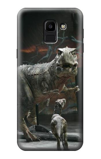 S1288 Dinosaur T Rex Museum Hülle Schutzhülle Taschen für Samsung Galaxy J6 (2018)