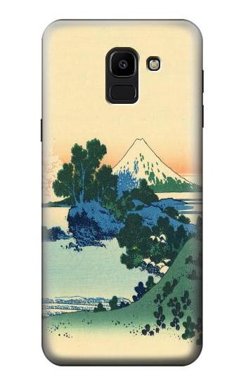 S2075 Katsushika Hokusai The Inume Pass in Kai Hülle Schutzhülle Taschen für Samsung Galaxy J6 (2018)