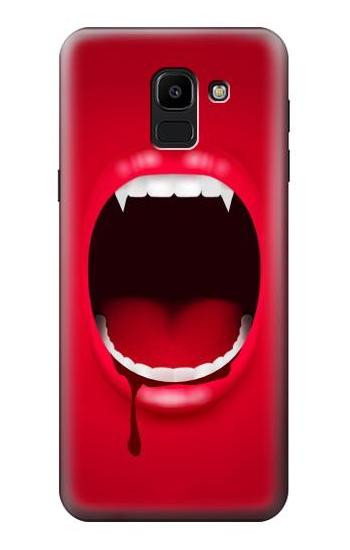 S2103 Vampire Mouth Hülle Schutzhülle Taschen für Samsung Galaxy J6 (2018)