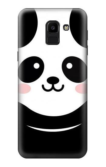 S2662 Cute Panda Cartoon Hülle Schutzhülle Taschen für Samsung Galaxy J6 (2018)