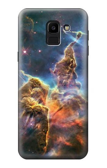 S2822 Mystic Mountain Carina Nebula Hülle Schutzhülle Taschen für Samsung Galaxy J6 (2018)