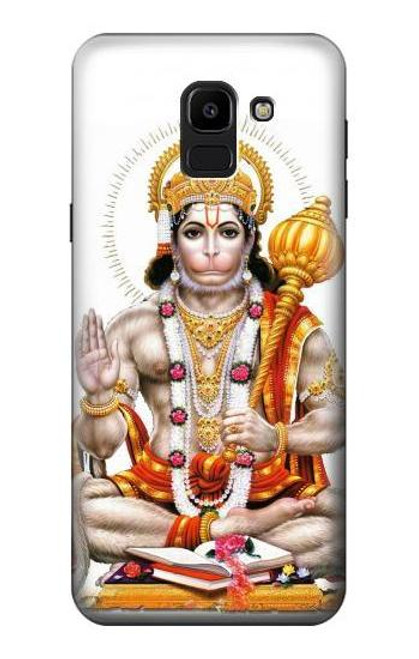 S3186 Lord Hanuman Chalisa Hindi Hindu Hülle Schutzhülle Taschen für Samsung Galaxy J6 (2018)
