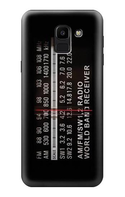 S3242 Analog Radio Tuning Hülle Schutzhülle Taschen für Samsung Galaxy J6 (2018)
