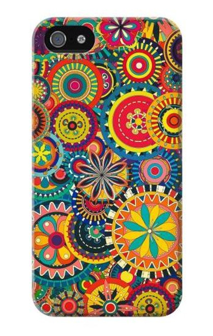 S3272 Colorful Pattern Hülle Schutzhülle Taschen für iPhone 5 5S SE