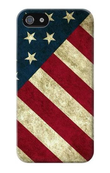 S3295 US National Flag Hülle Schutzhülle Taschen für iPhone 5 5S SE