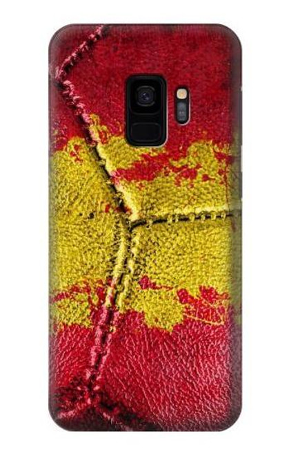 S3315 Spain Flag Vintage Football Graphic Hülle Schutzhülle Taschen für Samsung Galaxy S9