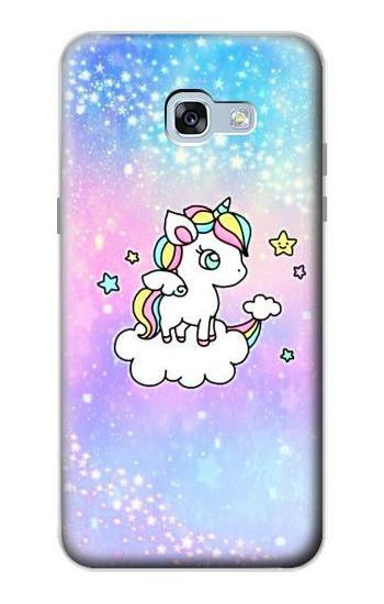 S3256 Cute Unicorn Cartoon Hülle Schutzhülle Taschen für Samsung Galaxy A5 (2017)