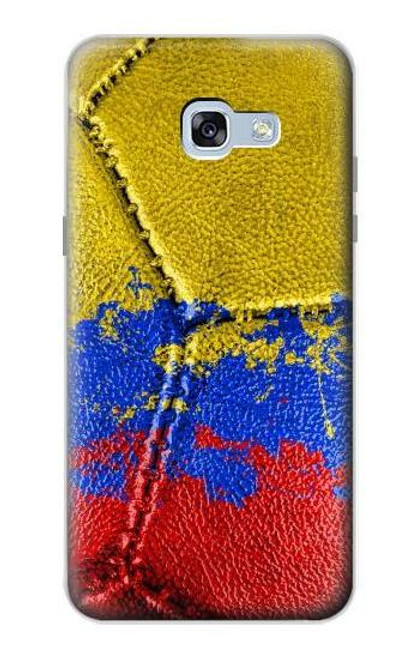 S3306 Colombia Flag Vintage Football Graphic Hülle Schutzhülle Taschen für Samsung Galaxy A5 (2017)