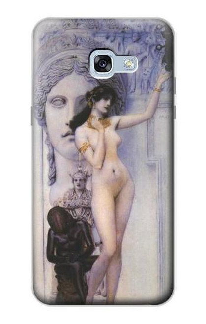 S3353 Gustav Klimt Allegory of Sculpture Hülle Schutzhülle Taschen für Samsung Galaxy A5 (2017)