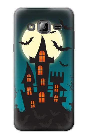 S3268 Halloween Festival Castle Hülle Schutzhülle Taschen für Samsung Galaxy J3 (2016)