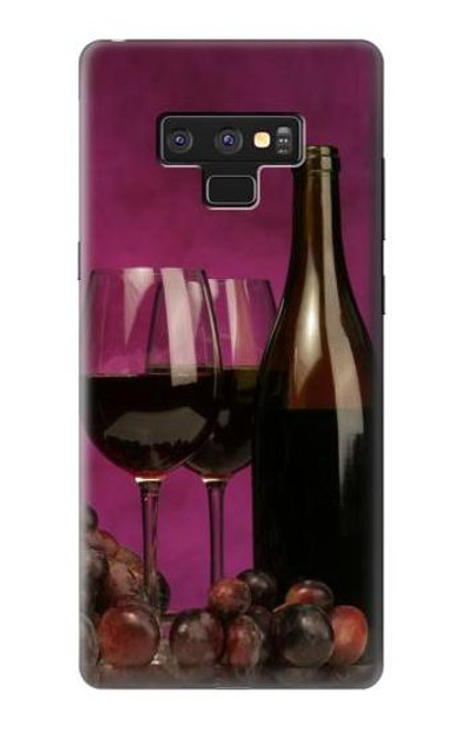 S0910 Red Wine Hülle Schutzhülle Taschen für Note 9 Samsung Galaxy Note9