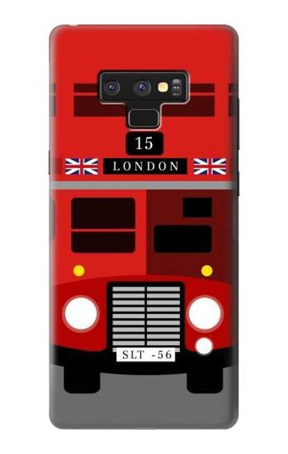 S2058 England British Double Decker Bus Hülle Schutzhülle Taschen für Note 9 Samsung Galaxy Note9