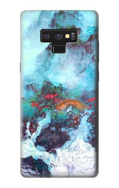 S2724 White Dragon Pool Lui Haisu Hülle Schutzhülle Taschen für Note 9 Samsung Galaxy Note9