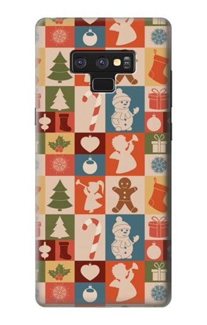 S2854 Cute Xmas Pattern Hülle Schutzhülle Taschen für Note 9 Samsung Galaxy Note9