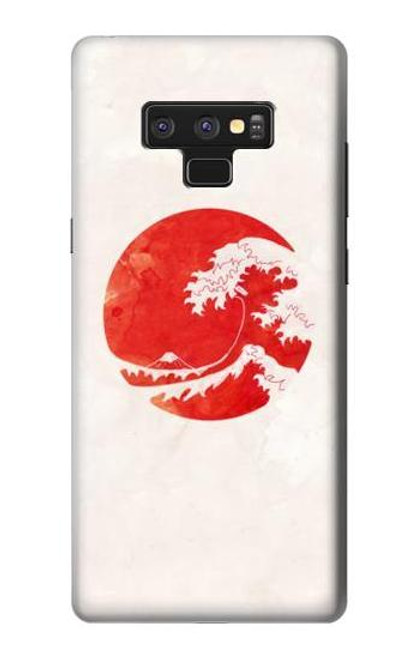 S3237 Waves Japan Flag Hülle Schutzhülle Taschen für Note 9 Samsung Galaxy Note9