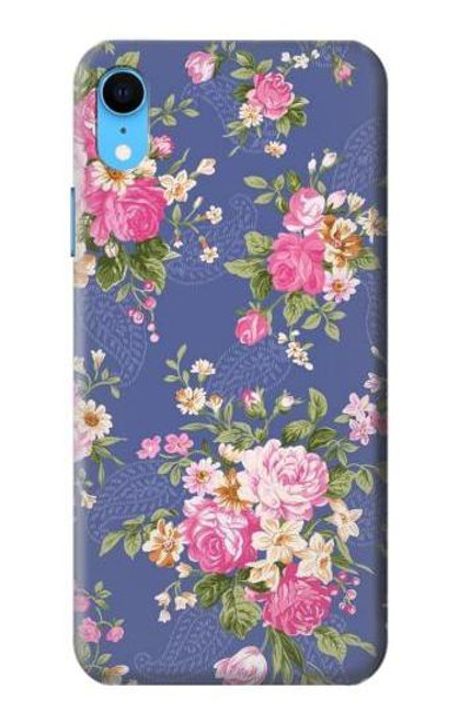 S3265 Vintage Flower Pattern Hülle Schutzhülle Taschen für iPhone XR