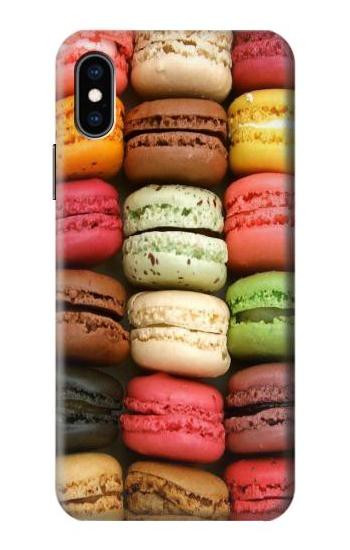S0080 Macarons Hülle Schutzhülle Taschen für iPhone X, iPhone XS