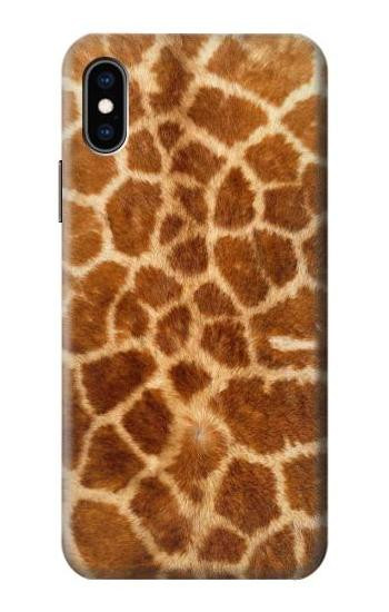 S0422 Giraffe Skin Hülle Schutzhülle Taschen für iPhone X, iPhone XS