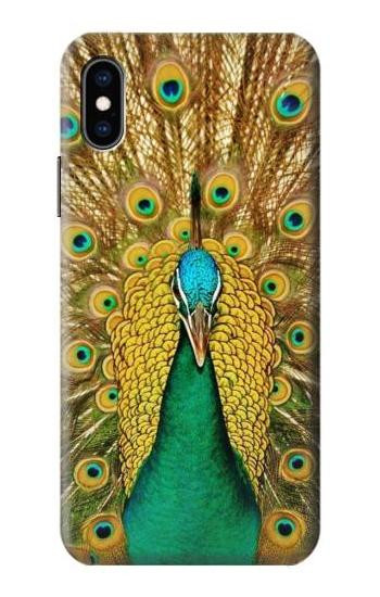 S0513 Peacock Hülle Schutzhülle Taschen für iPhone X, iPhone XS