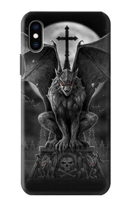 S0850 Gargoyle Devil Demon Hülle Schutzhülle Taschen für iPhone X, iPhone XS