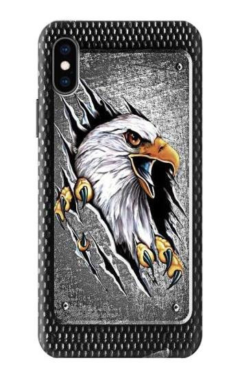 S0855 Eagle Metal Hülle Schutzhülle Taschen für iPhone X, iPhone XS