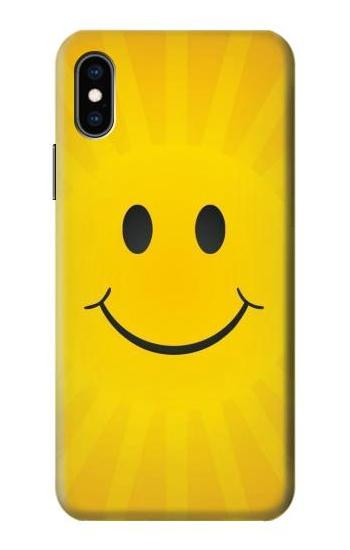 S1146 Yellow Sun Smile Hülle Schutzhülle Taschen für iPhone X, iPhone XS