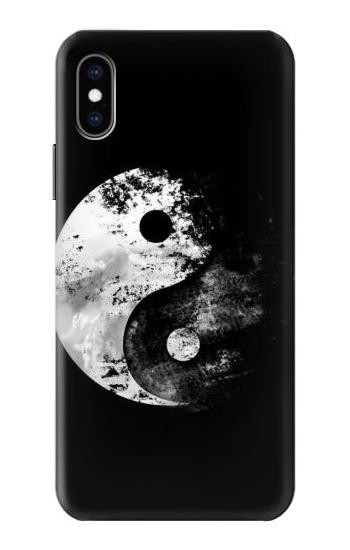 S1372 Moon Yin-Yang Hülle Schutzhülle Taschen für iPhone X, iPhone XS