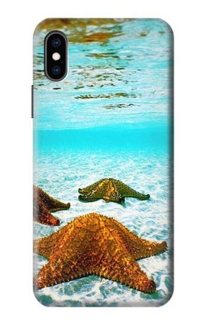S1679 Starfish Sea Beach Hülle Schutzhülle Taschen für iPhone X, iPhone XS