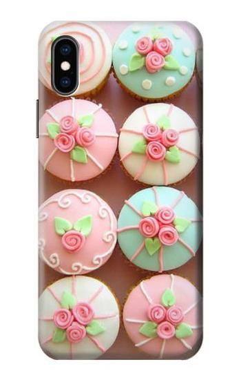 S1718 Yummy Cupcakes Hülle Schutzhülle Taschen für iPhone X, iPhone XS