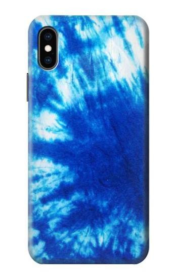 S1869 Tie Dye Blue Hülle Schutzhülle Taschen für iPhone X, iPhone XS