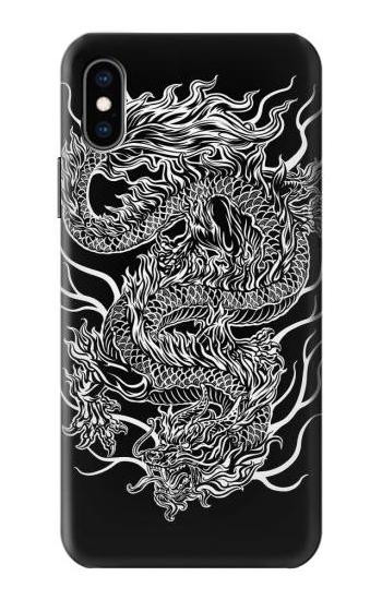 S1943 Dragon Tattoo Hülle Schutzhülle Taschen für iPhone X, iPhone XS