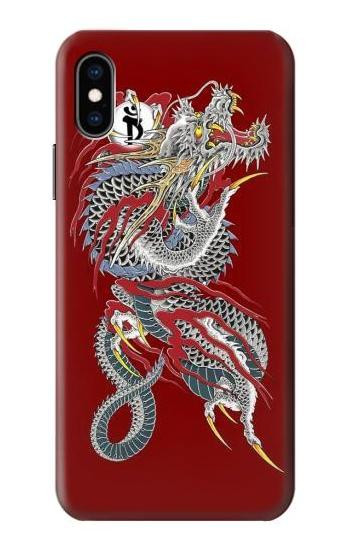 S2104 Yakuza Dragon Tattoo Hülle Schutzhülle Taschen für iPhone X, iPhone XS