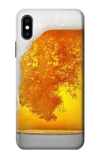 S2391 Beer Glass Hülle Schutzhülle Taschen für iPhone X, iPhone XS