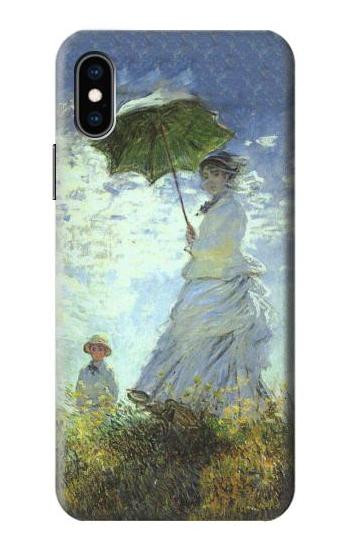 S2415 Claude Monet Woman with a Parasol Hülle Schutzhülle Taschen für iPhone X, iPhone XS