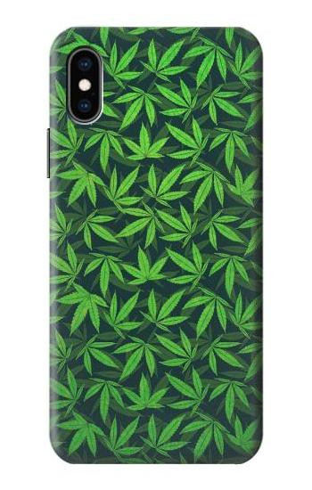 S2666 Marijuana Pattern Hülle Schutzhülle Taschen für iPhone X, iPhone XS