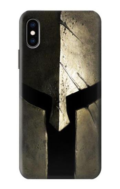S2673 Spartan Warrior Helmet Hülle Schutzhülle Taschen für iPhone X, iPhone XS