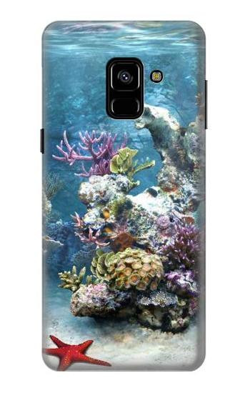 S0227 Aquarium 2 Hülle Schutzhülle Taschen für Samsung Galaxy A8 (2018)