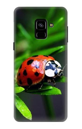 S0263 Ladybug Hülle Schutzhülle Taschen für Samsung Galaxy A8 (2018)