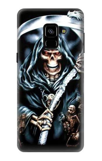 S0295 Grim Reaper Hülle Schutzhülle Taschen für Samsung Galaxy A8 (2018)