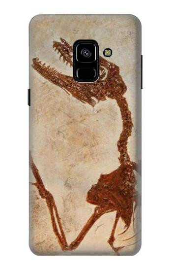 S0379 Dinosaur Fossil Hülle Schutzhülle Taschen für Samsung Galaxy A8 (2018)