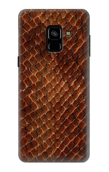 S0555 Snake Skin Hülle Schutzhülle Taschen für Samsung Galaxy A8 (2018)