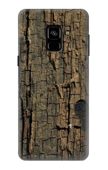 S0598 Wood Graphic Printed Hülle Schutzhülle Taschen für Samsung Galaxy A8 (2018)