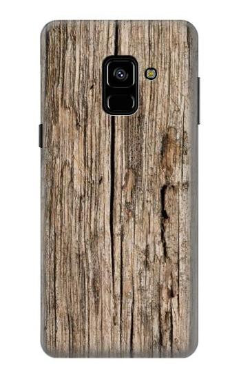 S0600 Wood Graphic Printed Hülle Schutzhülle Taschen für Samsung Galaxy A8 (2018)